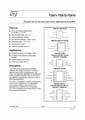 DataSheet TS971 pdf